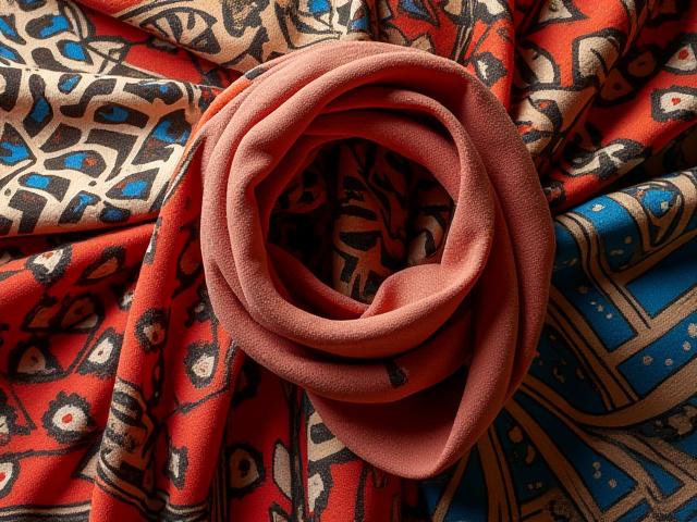Artistic silk scarves and hand-stitched belts