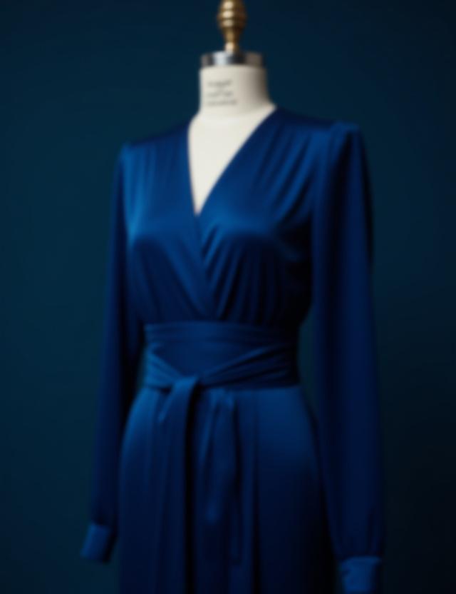 Midnight silk wrap dress on sale