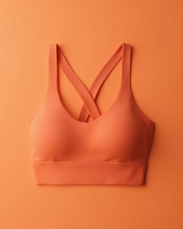 Sunset Cloud Sports Bra in Dusty Terracotta